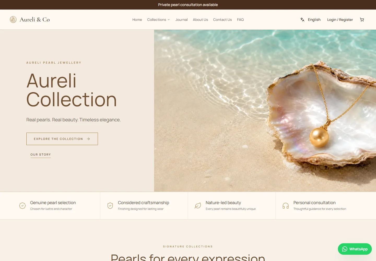 Aureli & Co public website