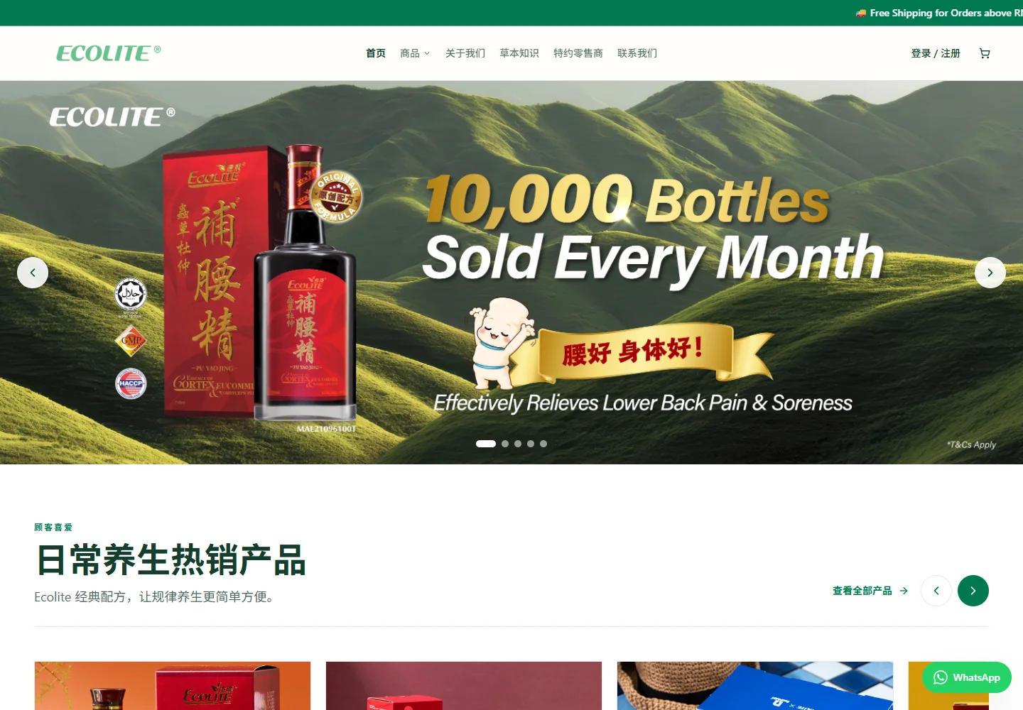 Ecolite Malaysia public website