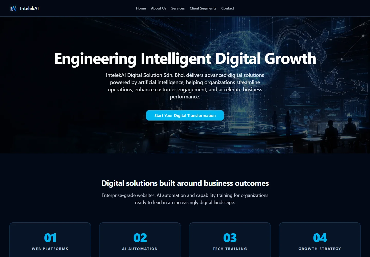 IntelekAI Digital Solution public website