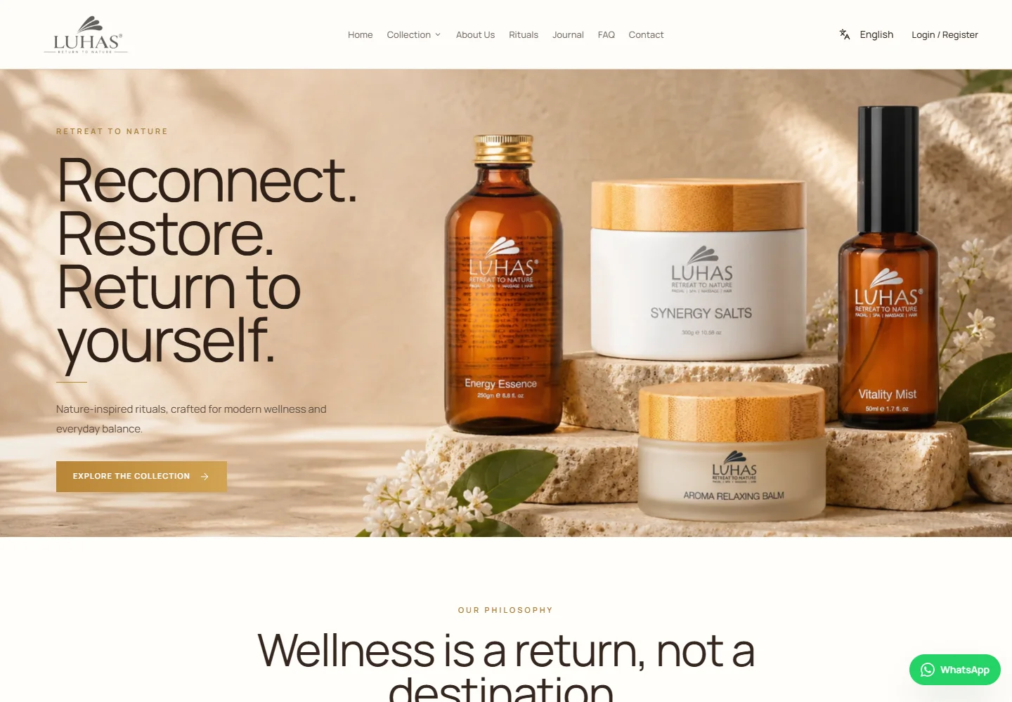 LUHAS public website